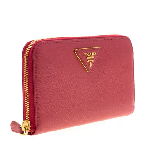 prada saffiano long zip wallet|authentic Prada saffiano leather wallet.